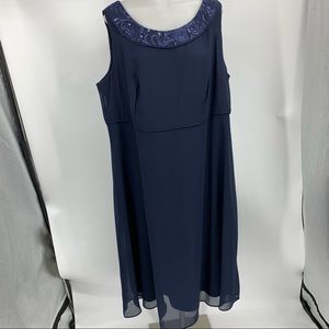 Le Bos Navy Blue Dress
